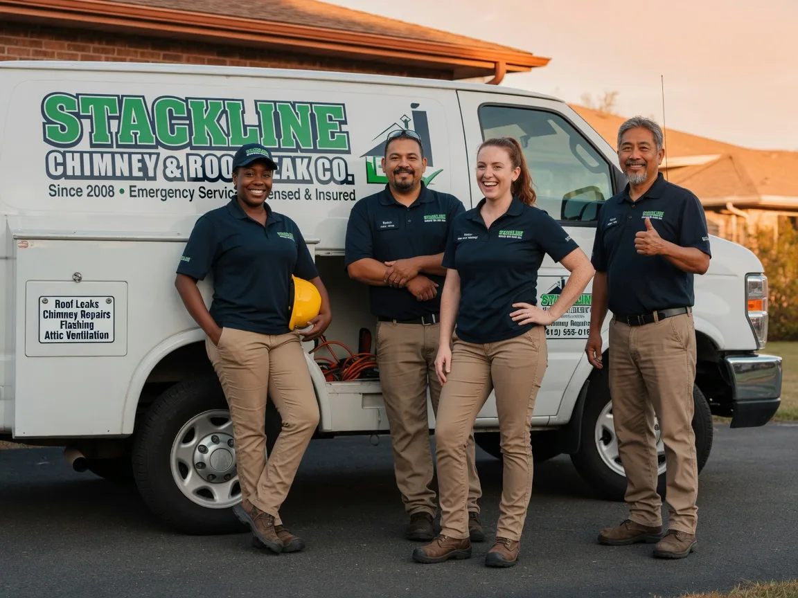 Chimney flashing repair company in Alvin, TX